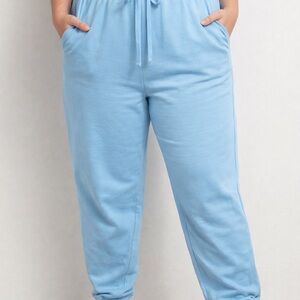 Year of Ours Light Blue Drawstring Jogger Pants